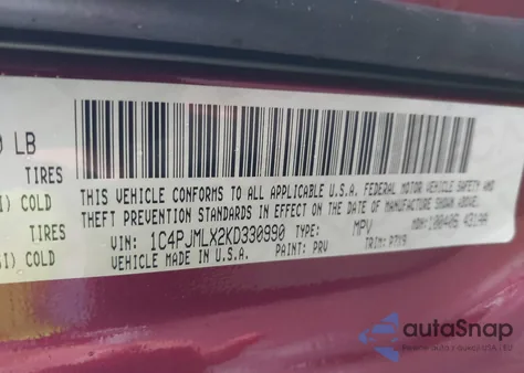 2019 Jeep Cherokee Latitude Plus 4X4 from USA, damaged, VIN 1C4PJMLX2KD330990
